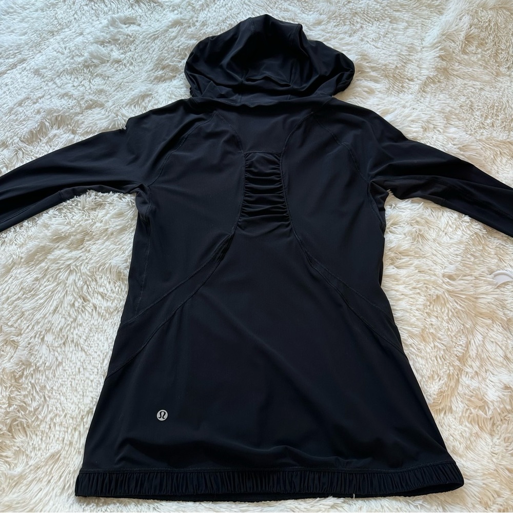 Lululemon Water Bound Black Hoodie Size: 8 RARE - Picture 8 of 15